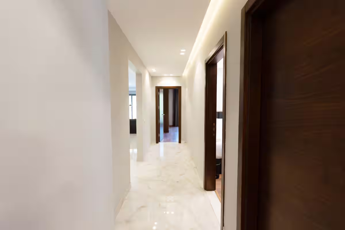 Panoramic 3-Bdr Retreat | Garden & Pool View | SP — Apartment in New Cairo, Cairo, Egypt — photo 43