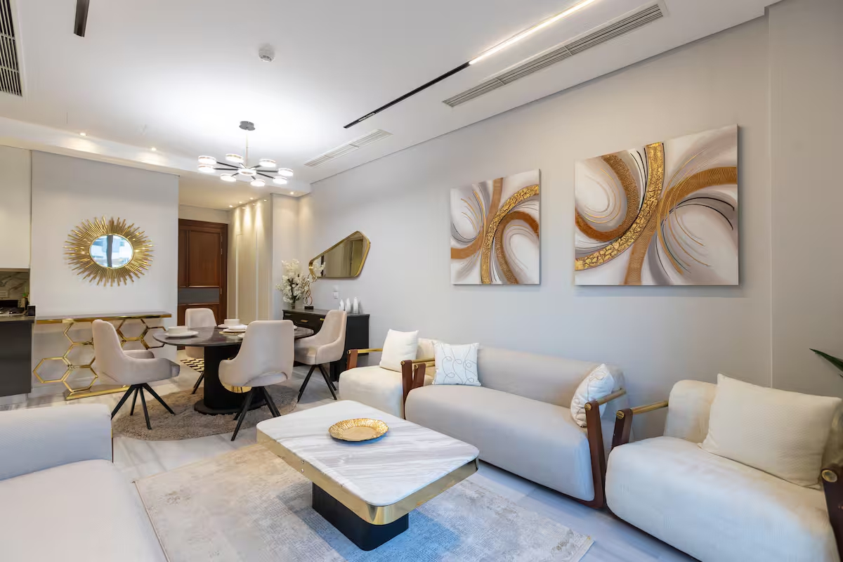 Poolside 3BR | Garden Level | Al-jazi JW Marriott — Apartment in First New Cairo, Egypt — photo 3