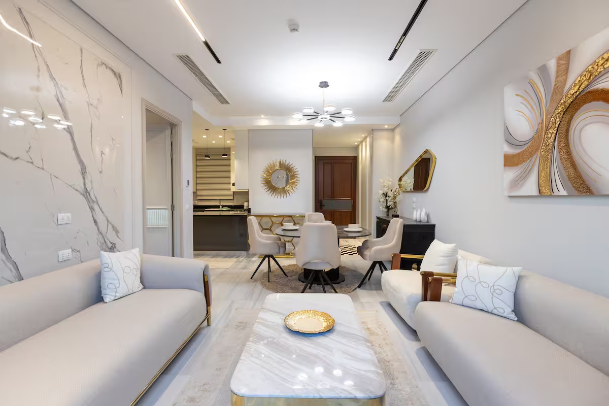 Poolside 3BR | Garden Level | Al-jazi JW Marriott — Apartment in First New Cairo, Egypt — photo 5