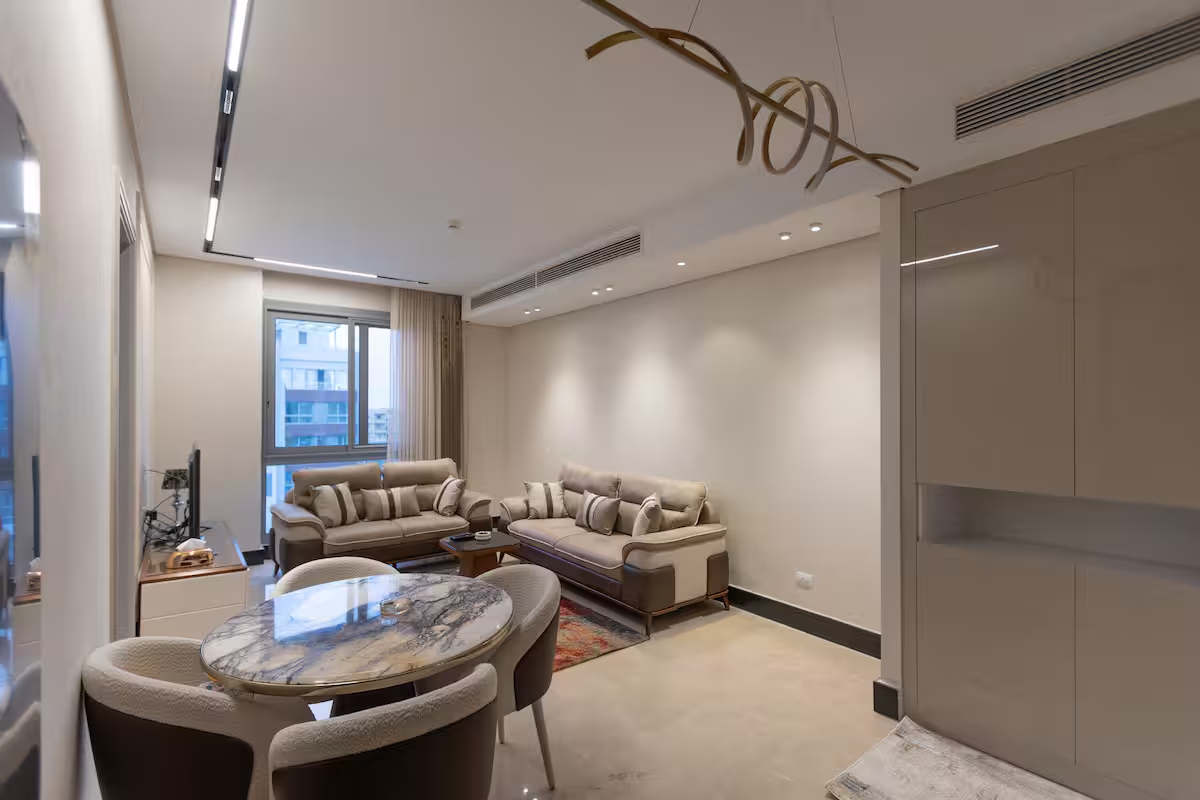 Luxury 1BR Pool View Apt at Al Jazi | JW Marriott — Apartment in New Cairo, Egypt — photo 3