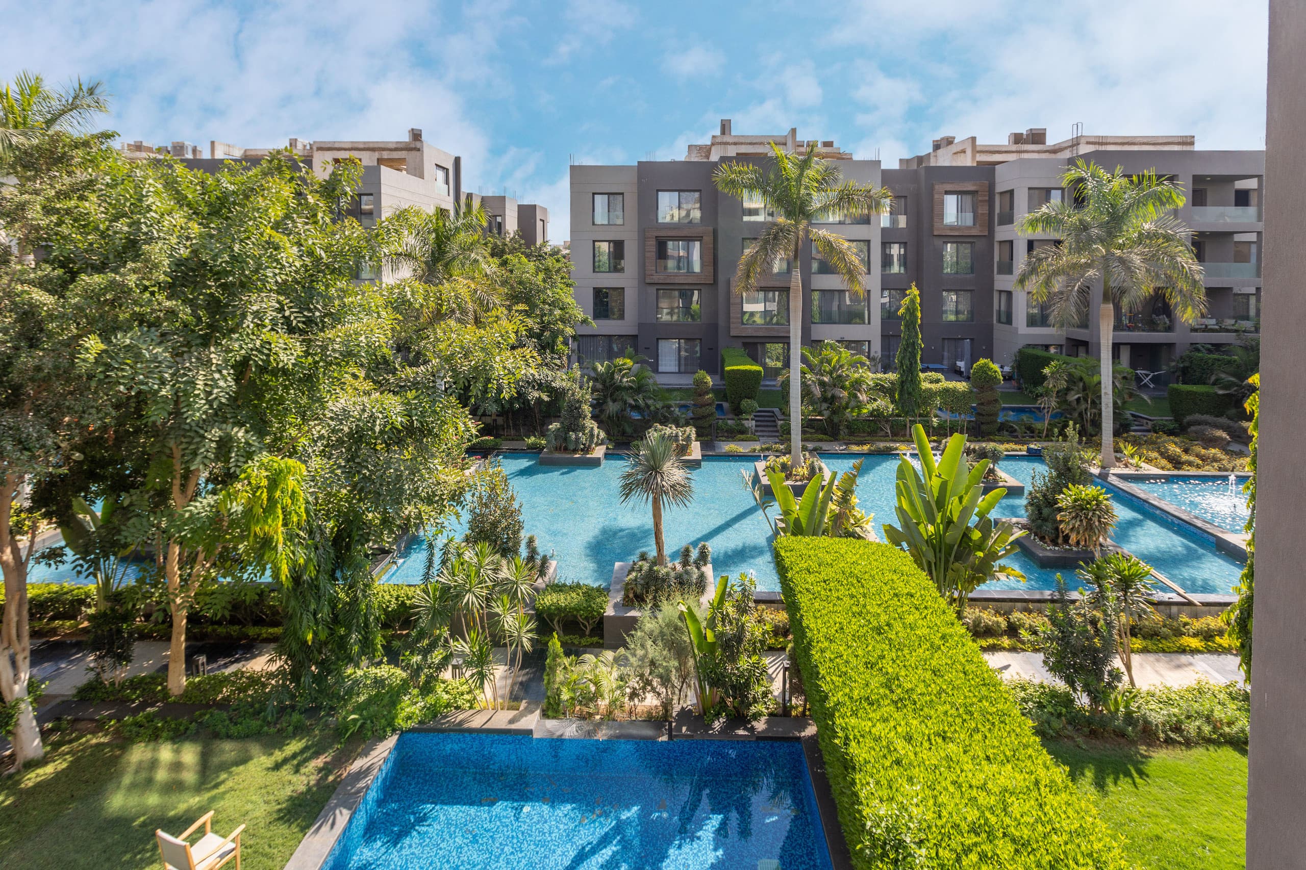 Panoramic Pool View | 3-BR Apartment | Silver Palm — Apartment in New Cairo , Cairo, Egypt — photo 34