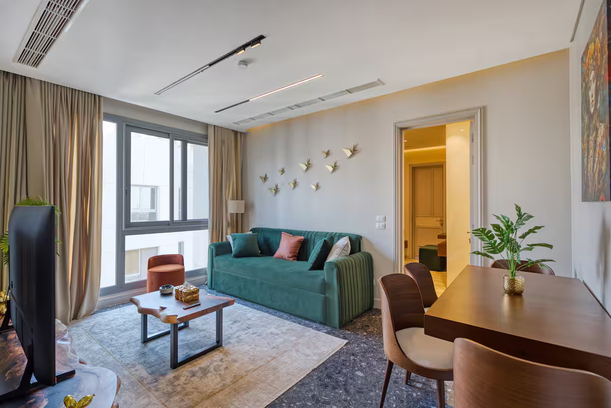 Luxury Pool View Suite at JW Marriott Residences — Apartment in First New Cairo, Egypt — photo 3