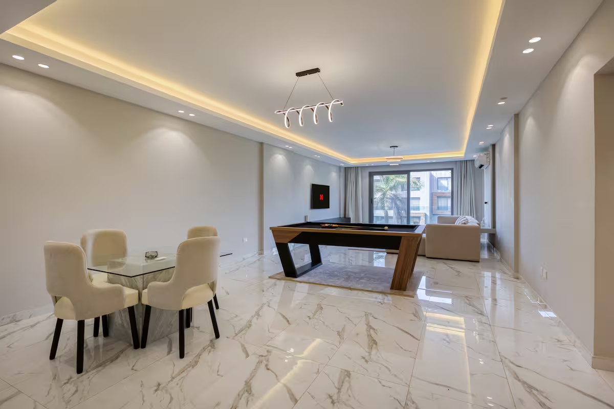 Panoramic Garden & Pool View |3-BR Apt|Silver Palm — Apartment in First New Cairo, Egypt — photo 7