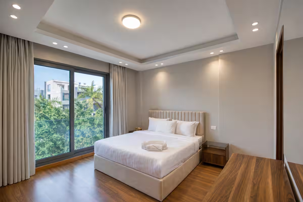 Panoramic Garden & Pool View |3-BR Apt|Silver Palm — Apartment in First New Cairo, Egypt — photo 14
