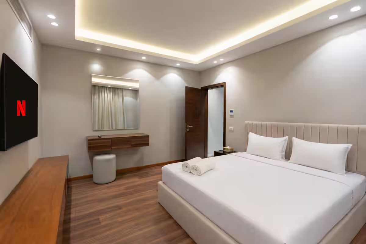 Panoramic Garden & Pool View |3-BR Apt|Silver Palm — Apartment in First New Cairo, Egypt — photo 19
