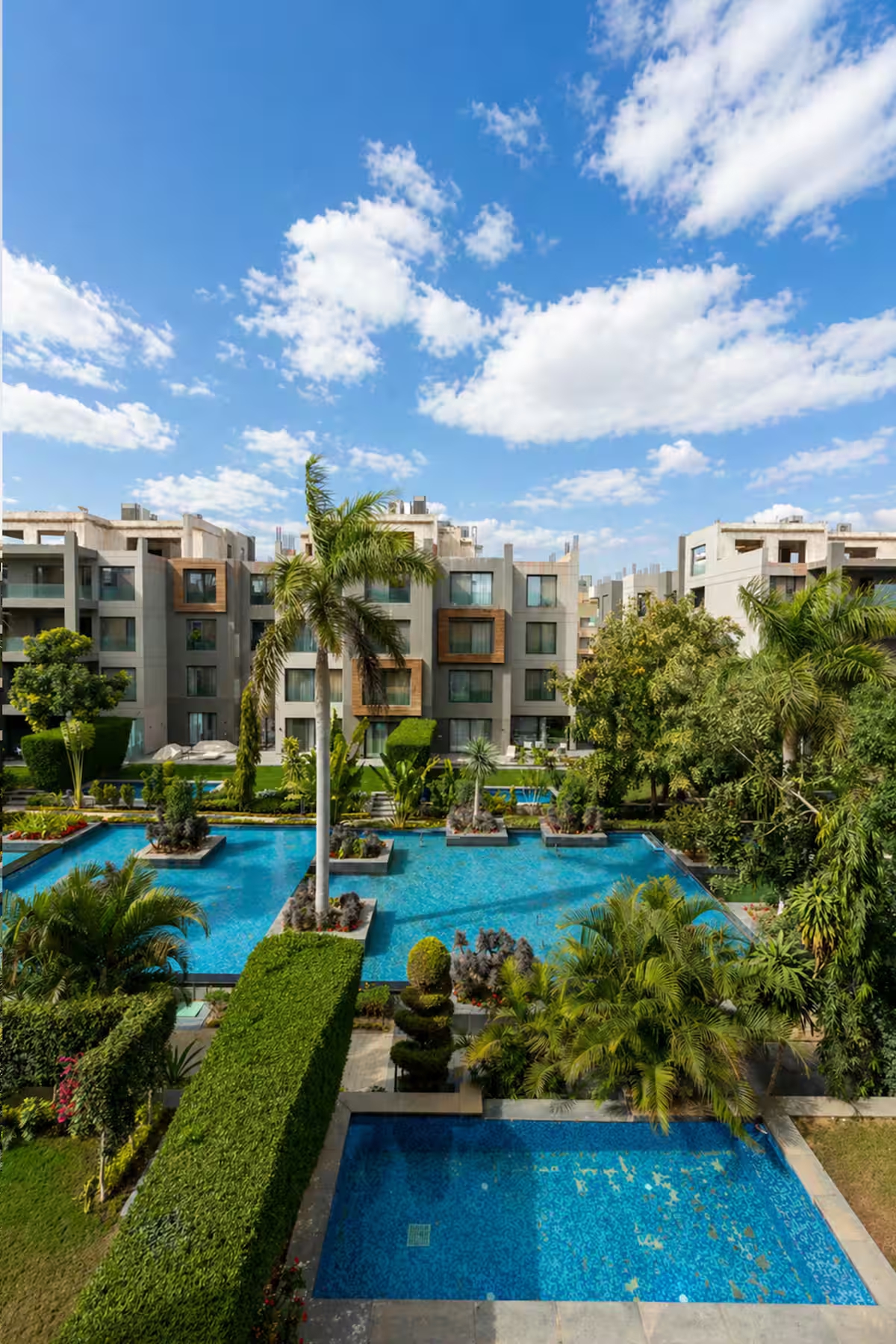 Panoramic Garden & Pool View |3-BR Apt|Silver Palm — Apartment in First New Cairo, Egypt — photo 34