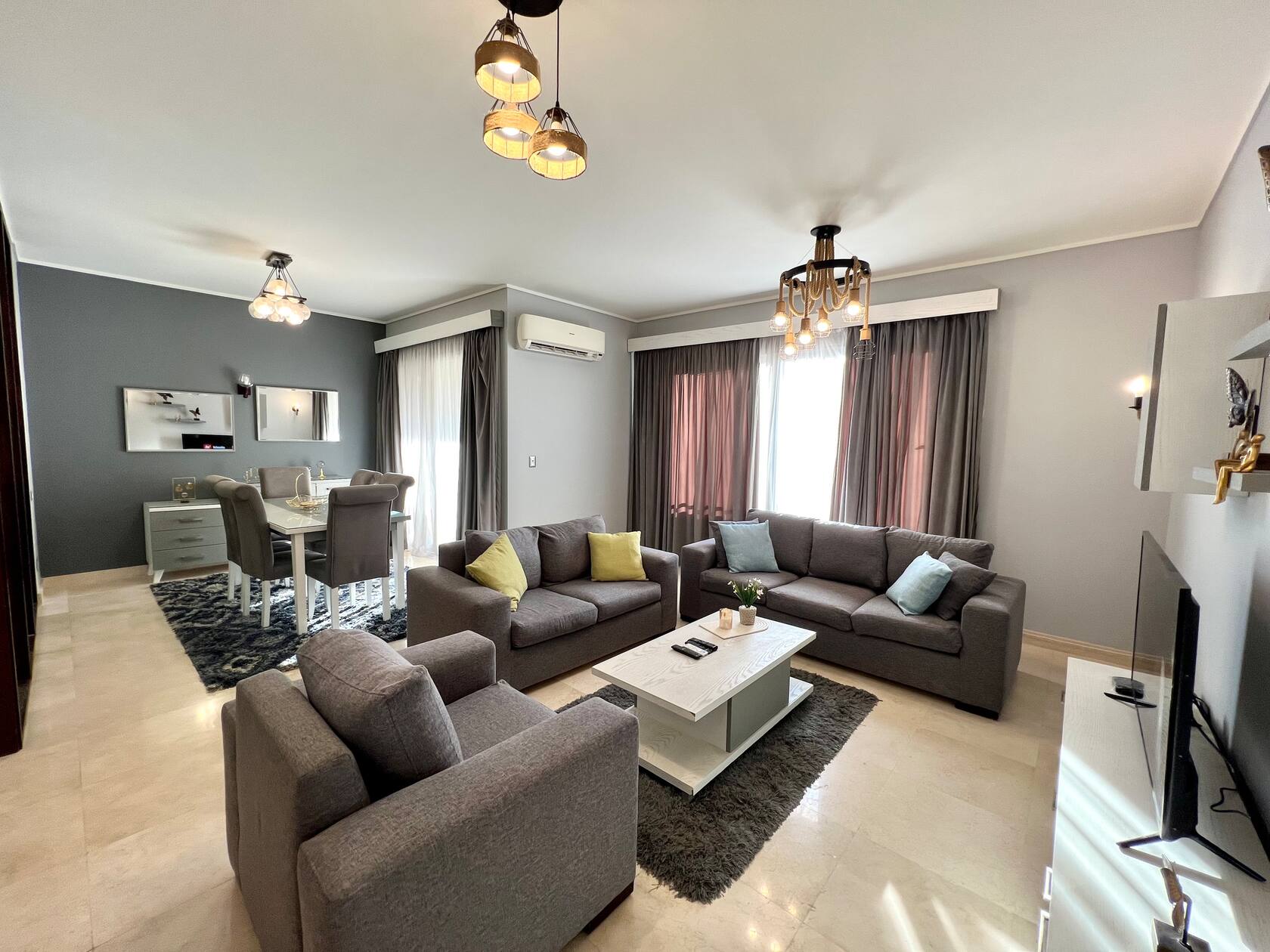 Palm Hills Prestigious Serviced 2-Bed 2-bath NEW* — Apartment in First New Cairo, Egypt — photo 13