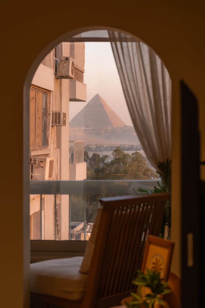 Pyramids & GEM View | 2BR | Self Check-in — Apartment in Giza, Egypt, Egypt — photo 64