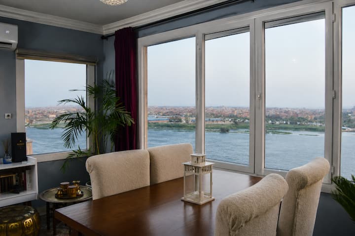 Nile&Pyramid Views|2BR| Art gallery — Apartment in Nile Corniche, Cairo, Egypt — photo 6