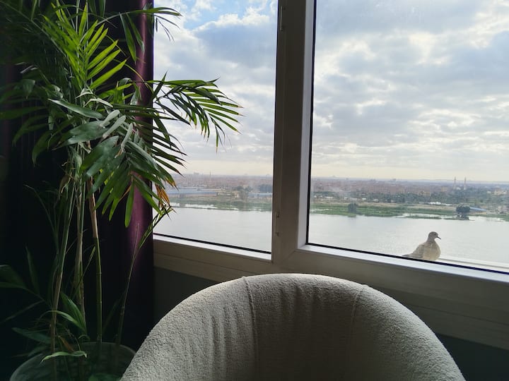 Nile&Pyramid Views|2BR| Art gallery — Apartment in Nile Corniche, Cairo, Egypt — photo 13