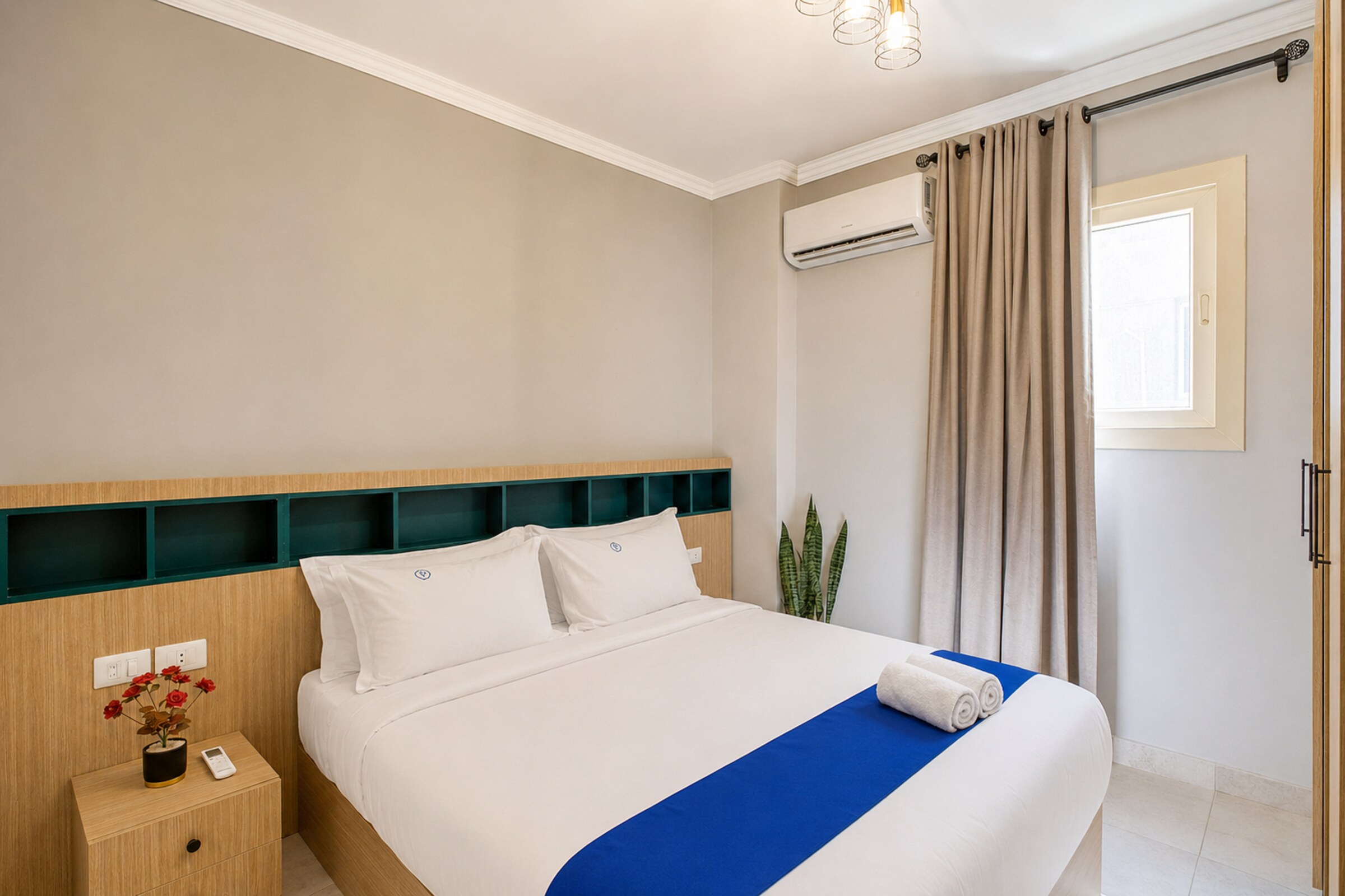 Travelholic Retro Mint 2BR Apartment | Lotus 101 — Apartment in Travelholic Residence near Mivida, Building 54, South Lotus. Apartment 101., Egypt — photo 3