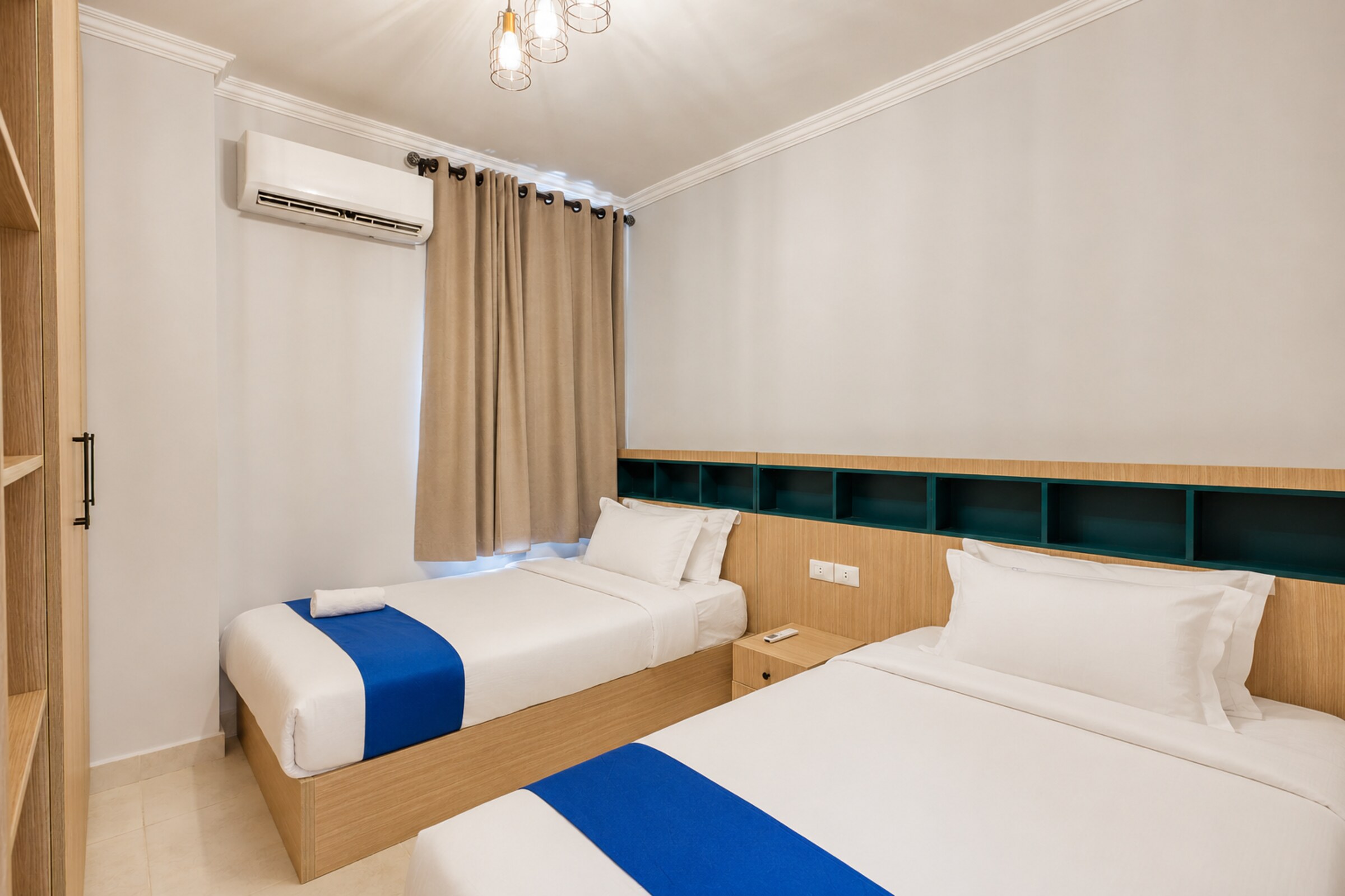 Travelholic Retro Mint 2BR Apartment | Lotus 101 — Apartment in Travelholic Residence near Mivida, Building 54, South Lotus. Apartment 101., Egypt — photo 4