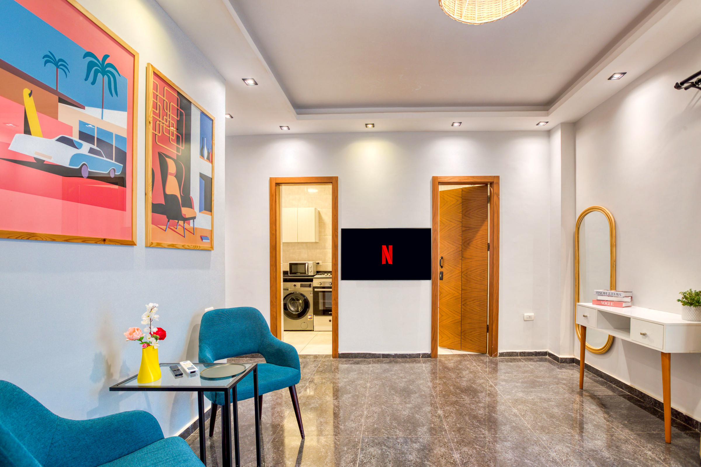 Travelholic Sunlit 2BR Apartment near AUC | AUC 204 — Apartment in Travelholic AUC Residence. Unit 204., Egypt — photo 3