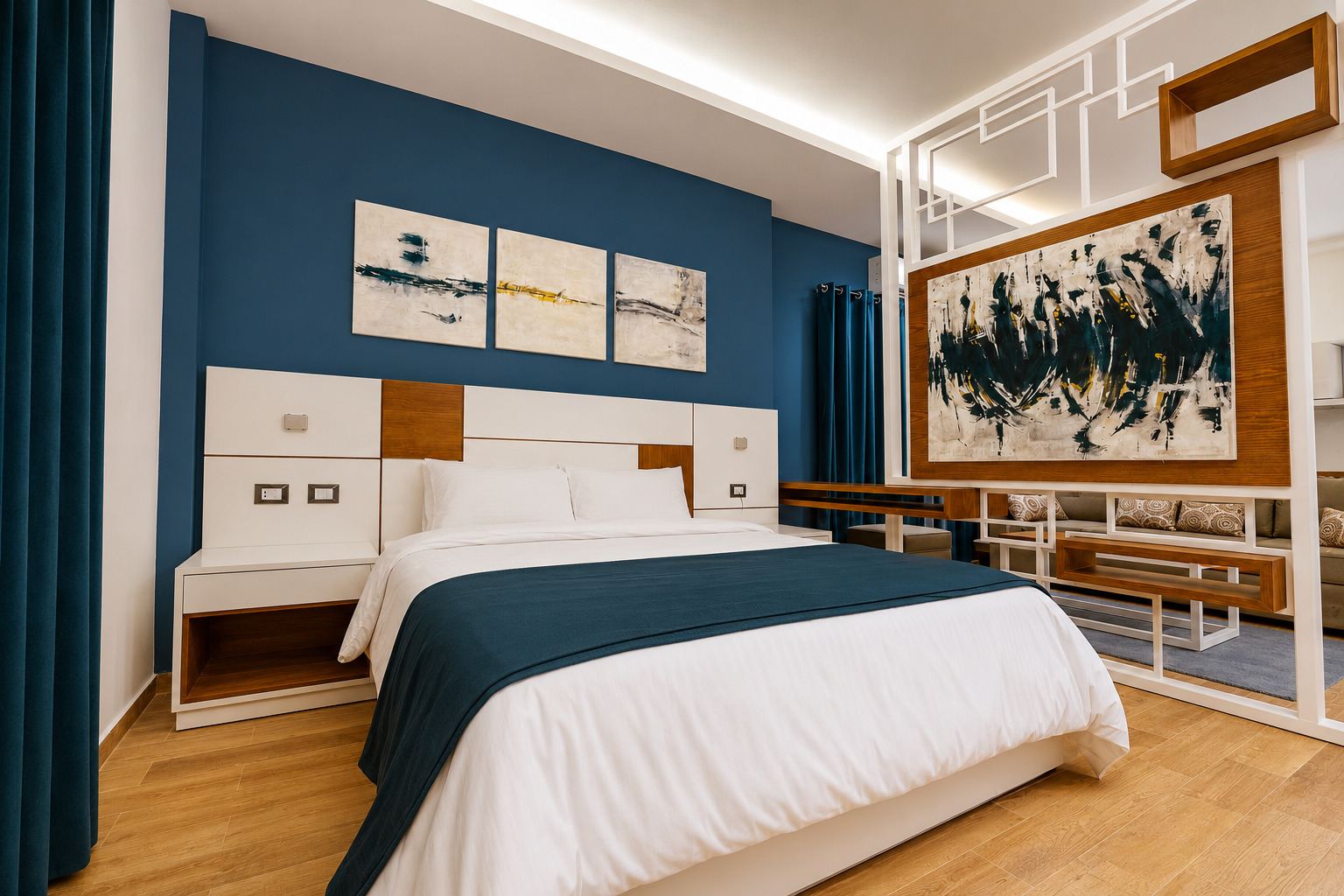 Travelholic Comfy Mega Studio near CFC | South Academy 102 — Studio in Travelholic New Cairo Residence. Unit 102., Egypt — photo 4