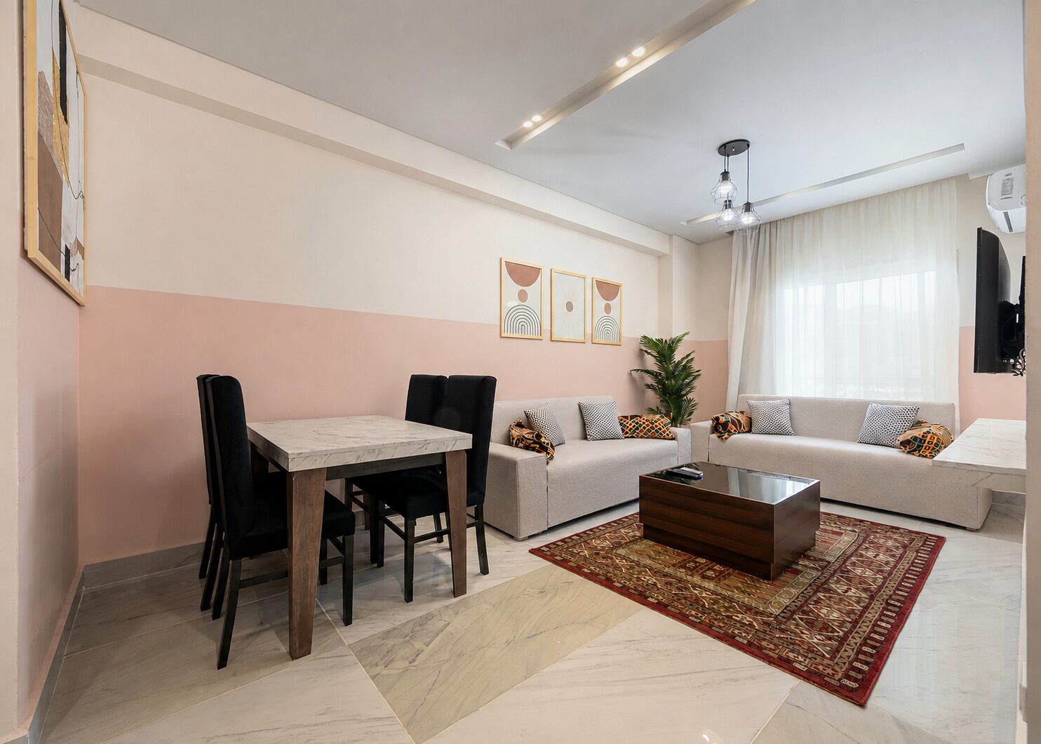Travelholic Boho Garden 2BR Apartment | 90 Residence 102 — Apartment in Travelholic 90st Residence. Unit 102., Egypt — photo 2
