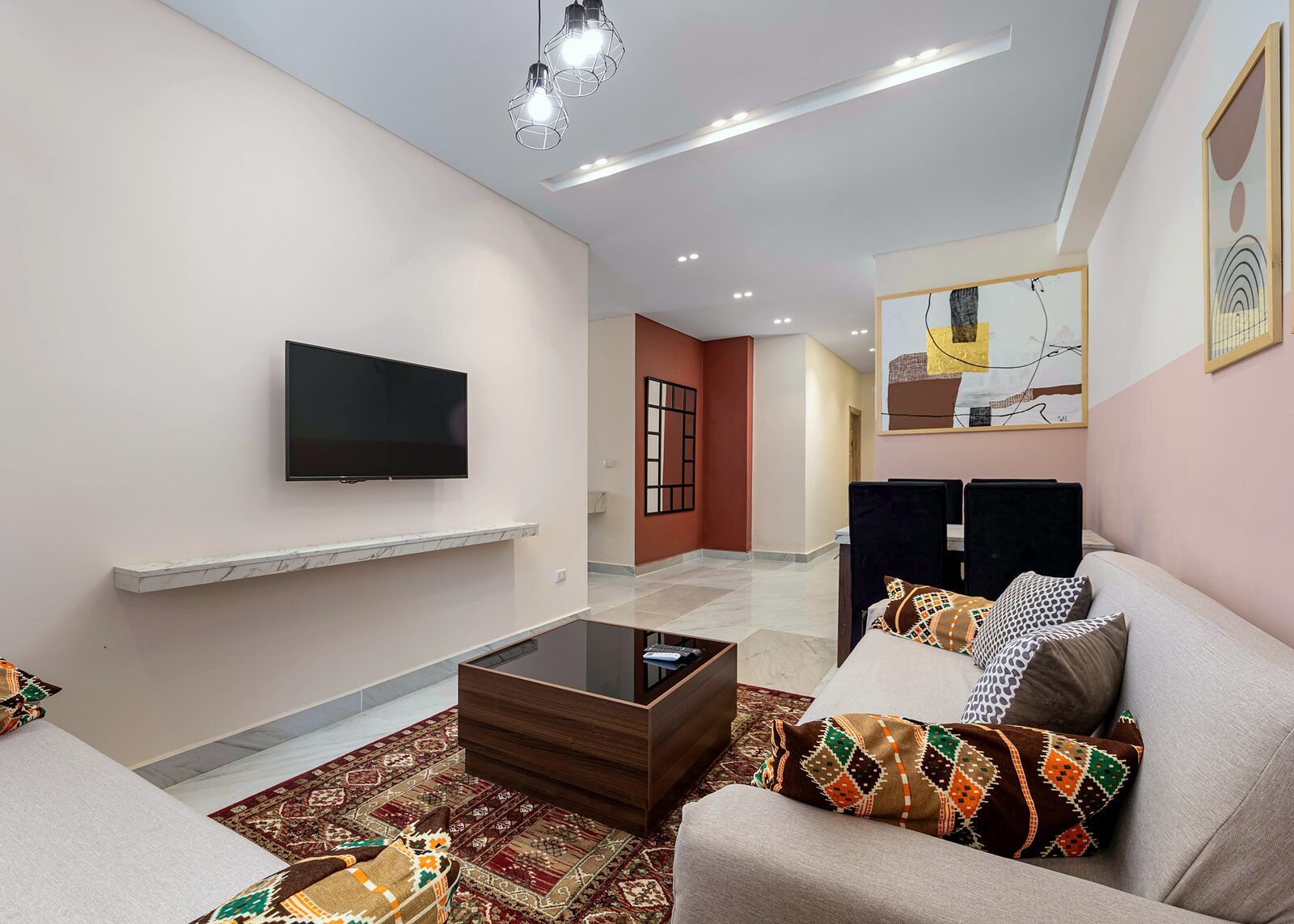 Travelholic Boho Garden 2BR Apartment | 90 Residence 102 — Apartment in Travelholic 90st Residence. Unit 102., Egypt — photo 3
