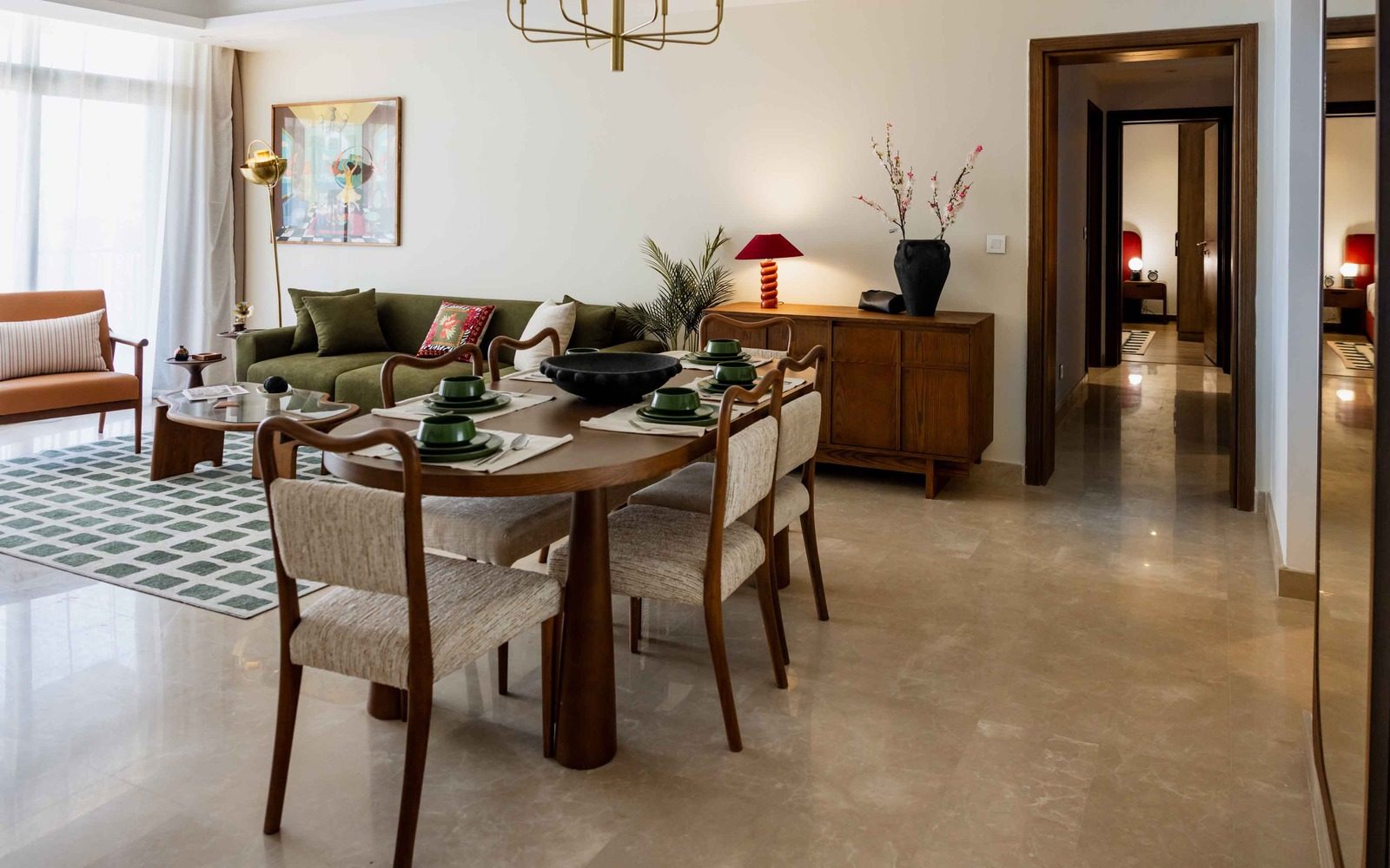 Bright 3BR Apartment – City View – CFC — Apartment in Aura, Cairo Festival City, Egypt — photo 3