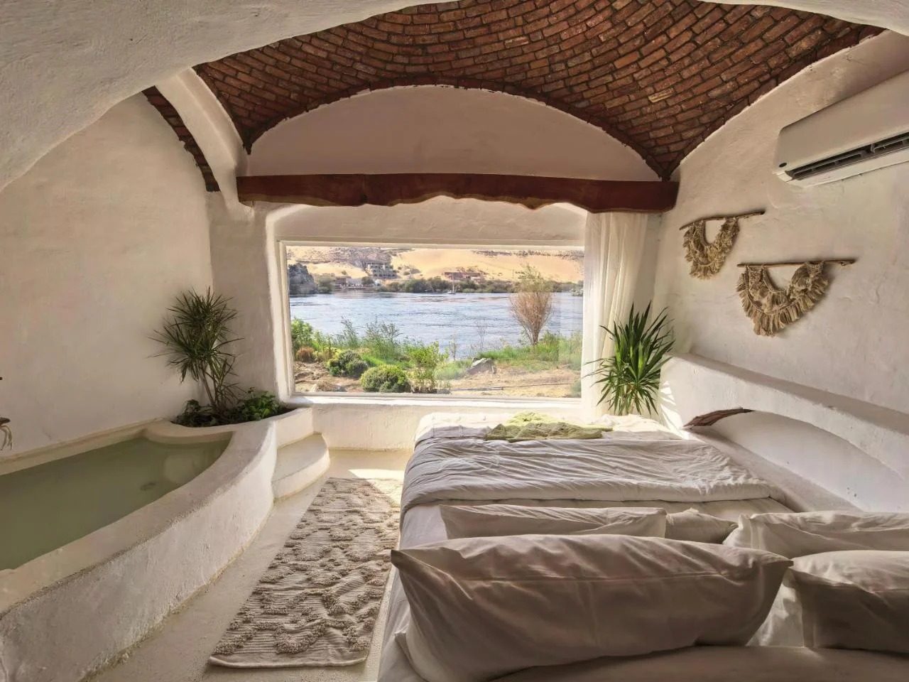 Family Room – Nile View – Nubian Guesthouse, Aswan — Private room in guesthouse in Nubian village on the West Bank of the Nile, Aswan, Egypt — photo 6