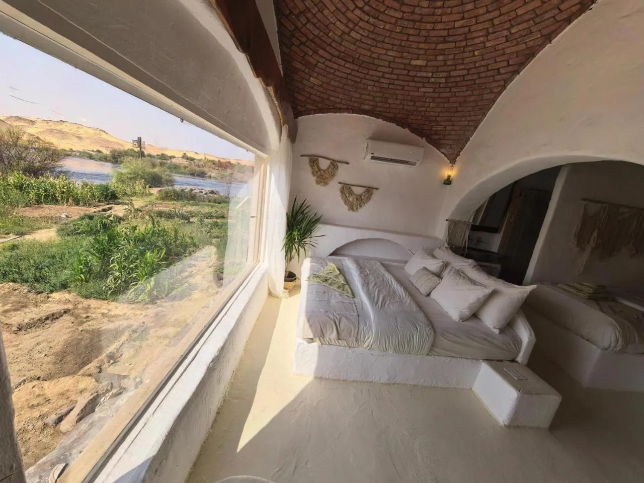 Family Room – Nile View – Nubian Guesthouse, Aswan — Private room in guesthouse in Nubian village on the West Bank of the Nile, Aswan, Egypt — photo 12
