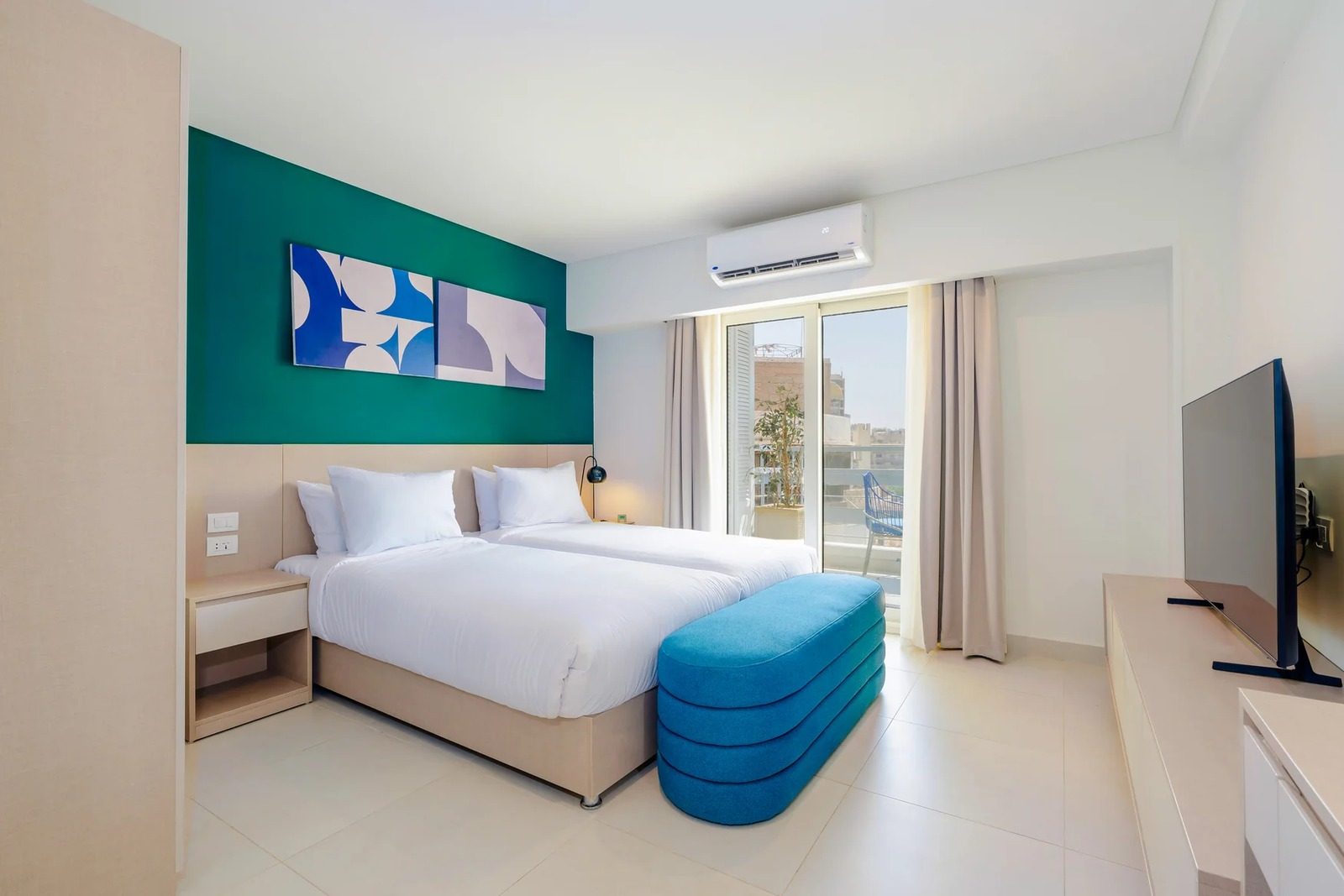 Bright 1BR Apartment – City View – Zamalek — Apartment in Central Zamalek, Cairo, Egypt — photo 6