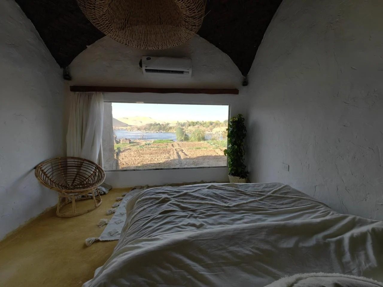 King Room – Nile View – Nubian Guesthouse, Aswan — Private room in guesthouse in Nubian village on the West Bank of the Nile, Aswan, Egypt — photo 8
