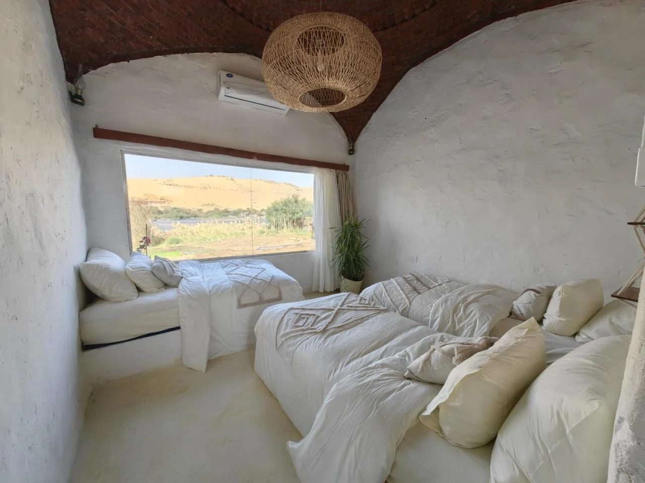 Triple Room – Nile View – Nubian Guesthouse, Aswan — Private room in guesthouse in Nubian village on the West Bank of the Nile, Aswan, Egypt — photo 2