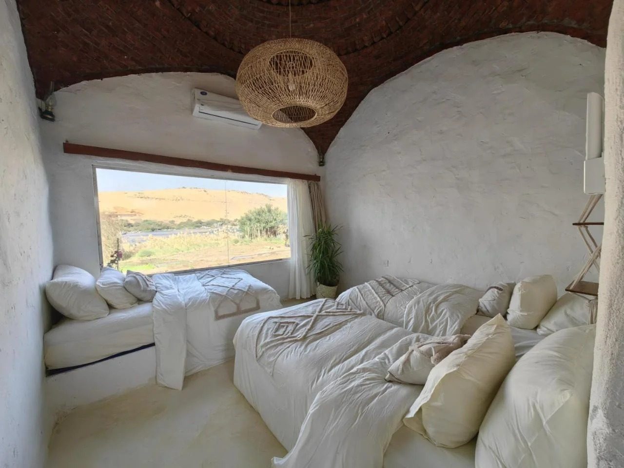 Triple Room – Nile View – Nubian Guesthouse, Aswan — Private room in guesthouse in Nubian village on the West Bank of the Nile, Aswan, Egypt — photo 7