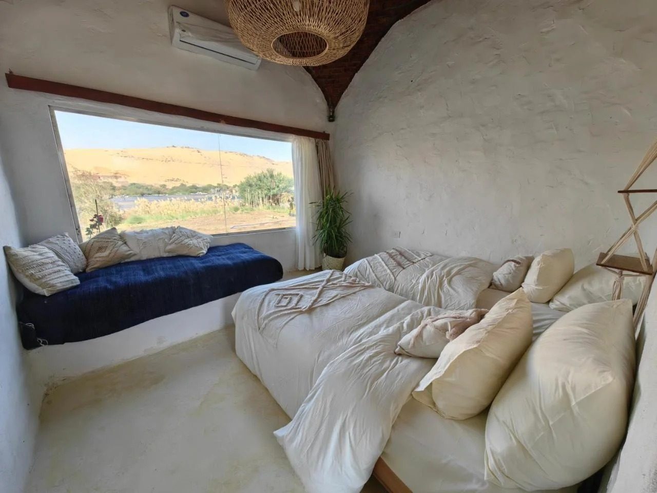 Triple Room – Nile View – Nubian Guesthouse, Aswan — Private room in guesthouse in Nubian village on the West Bank of the Nile, Aswan, Egypt — photo 10