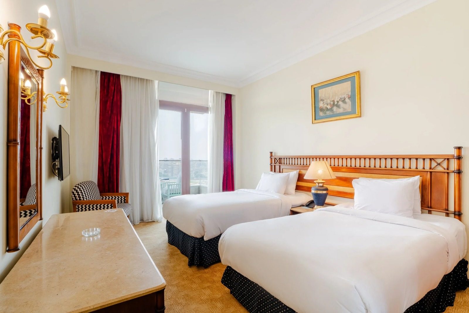 1BR Twin Suite – Nile View – Nile-side Hotel, Zamalek — Hotel serviced apartment in Nile side of Zamalek, Cairo, Egypt — photo 6