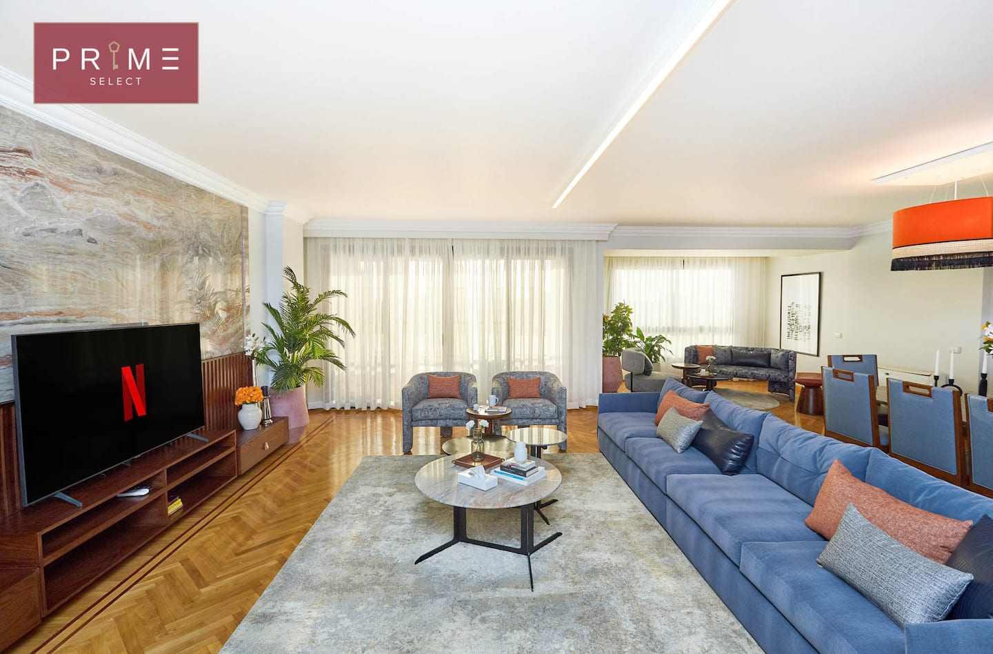 4 BDRs Apt. Nile View - Prime Residence Arkadia — Hotel serviced apartment in Prime Residence Arkadia, Cairo, Egypt — photo 9