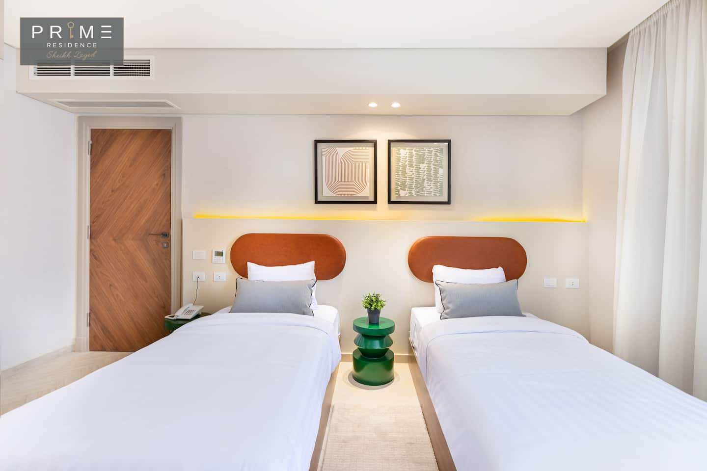 Superior 1BR (Twin) - Prime Residence Sheikh Zayed — Hotel serviced apartment in Prime Residence Sheikh Zayed, Sheikh Zayed, Egypt — photo 15