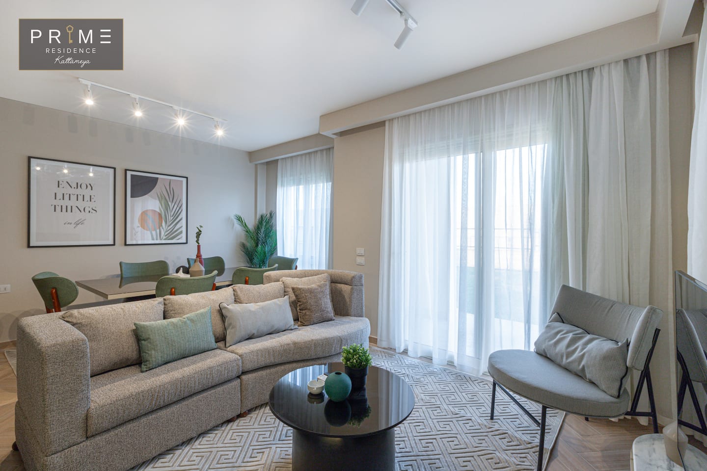 2Bed Apt With Garden - Prime Residence Kattameya — Apartment in Prime Residence Kattameya, New Cairo, Egypt — photo 3