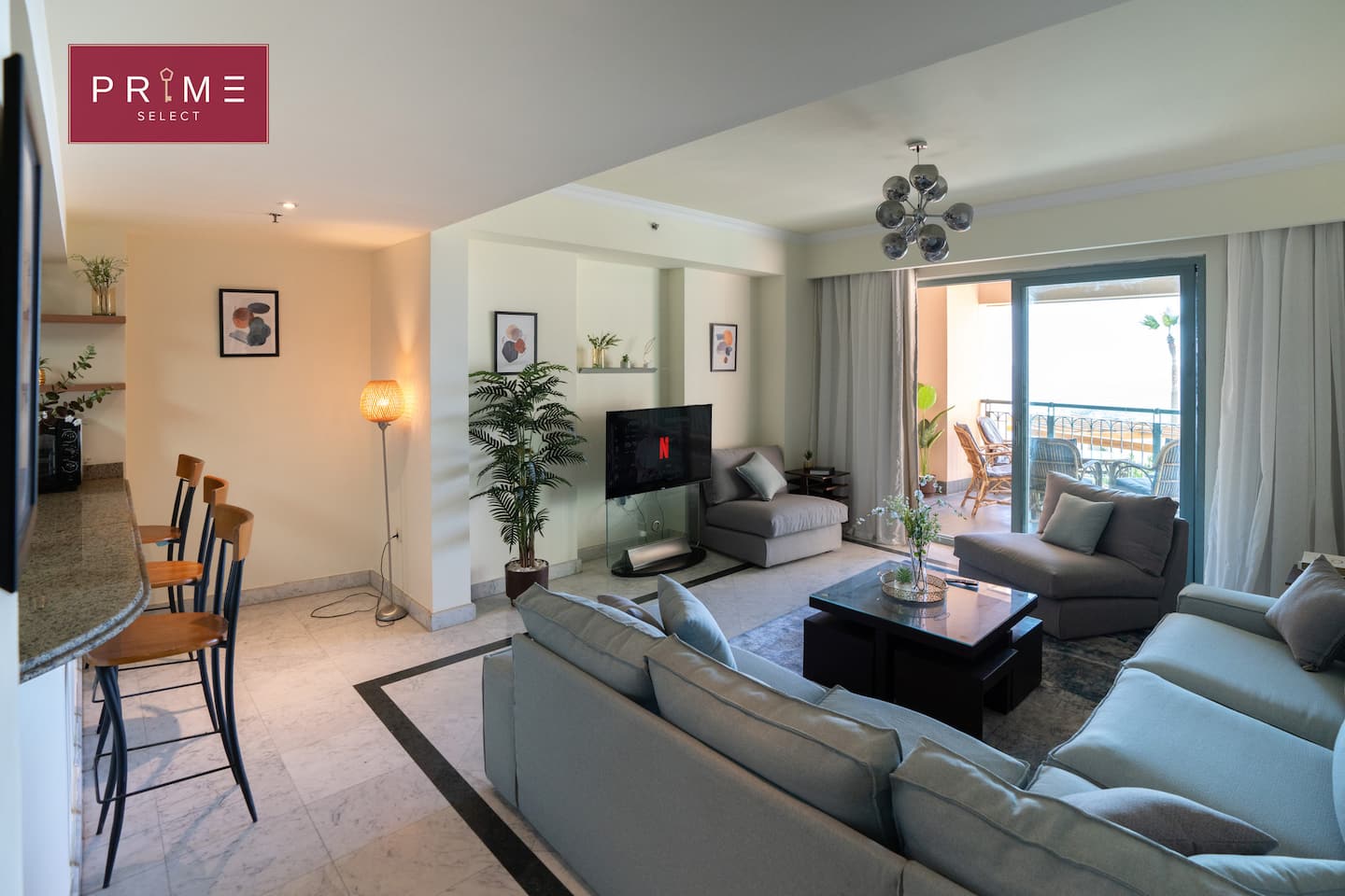 2BDRs Apt Seaview - Prime Select San Stefano Alex. — Apartment in Prime Select San Stefano Alex., Alexandria, Egypt — photo 4