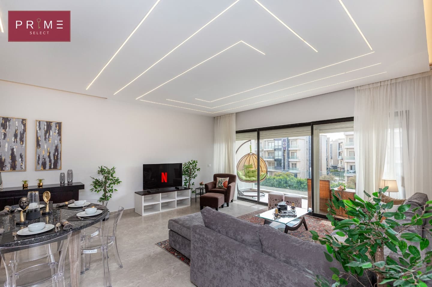 Two Bedrooms - Prime Select Lake View — Apartment in Prime Select Lake View, New Cairo, Egypt — photo 4