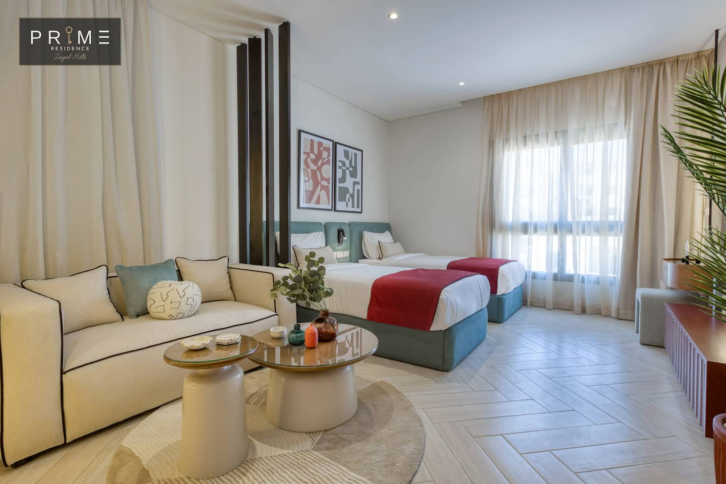 Deluxe Studio Twin - Prime Residence Zayed Hills — Studio in Prime Residence Zayed Hills, Sheikh Zayed, Egypt — photo 4