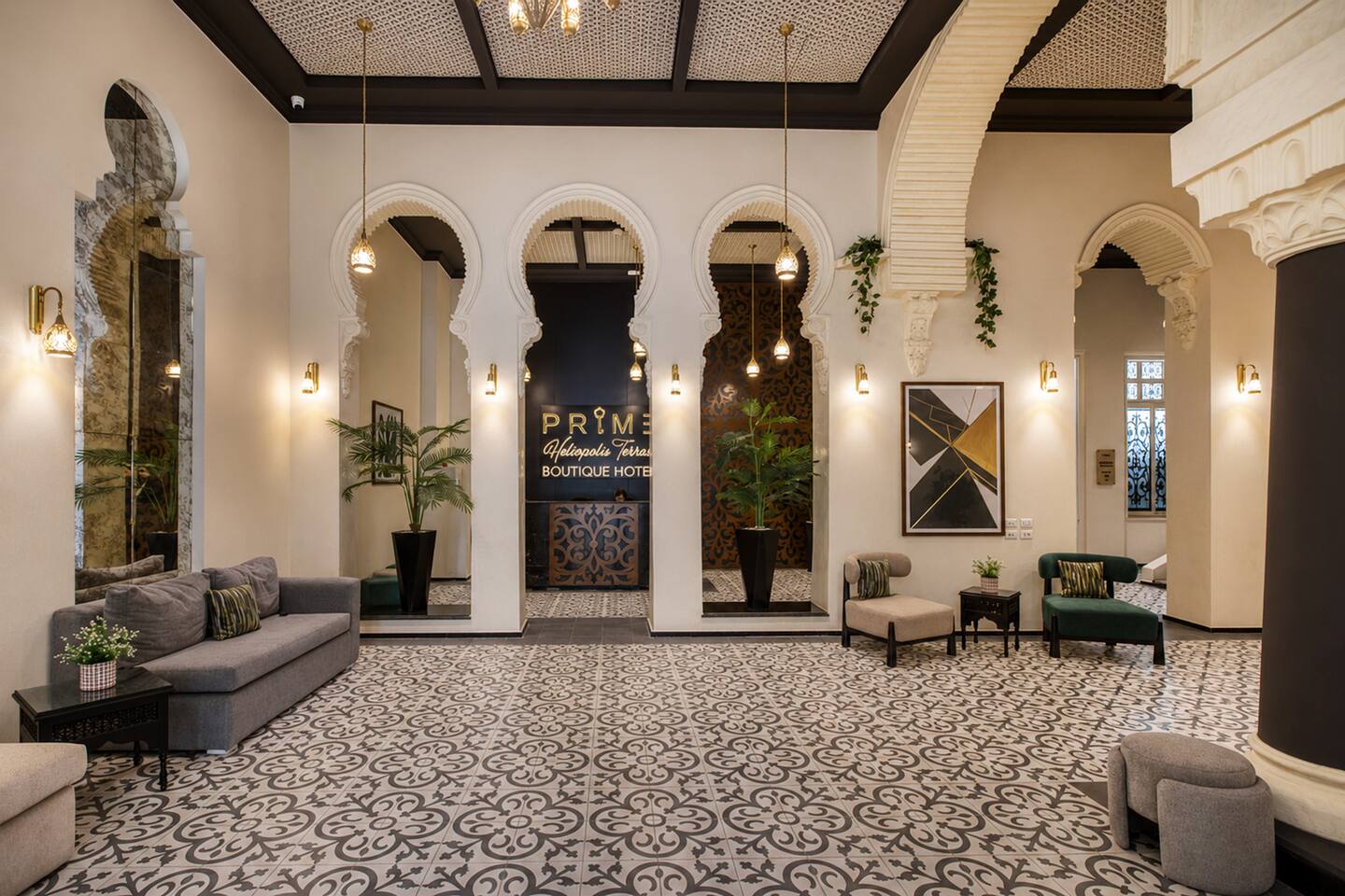 Std. Triple beds-Prime Boutique Heliopolis Terrace — Private room in a hotel in Prime Boutique Heliopolis Terrace, Cairo, Egypt — photo 11