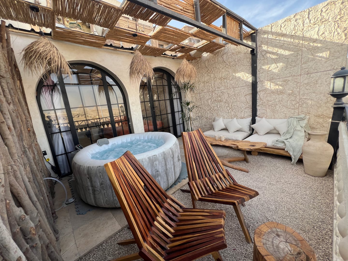 Suspiroo | Skylight + Private Jacuzzi Terrace — Studio in Giza, Egypt — photo 17