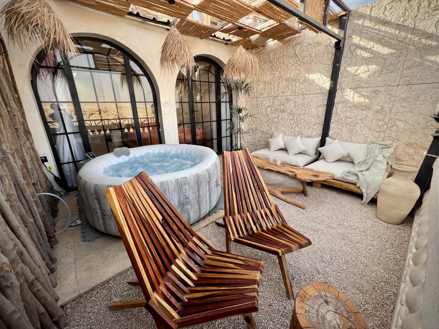 Suspiroo | Skylight + Private Jacuzzi Terrace — Studio in Giza, Egypt — photo 19
