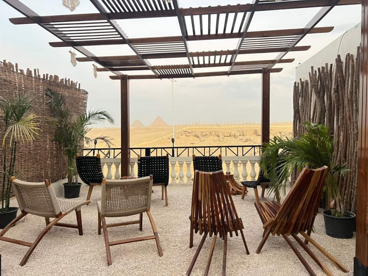 Allegria /Studio Pyramids View from Rooftop — Studio in Pyramids Gardens, Giza, Egypt — photo 18