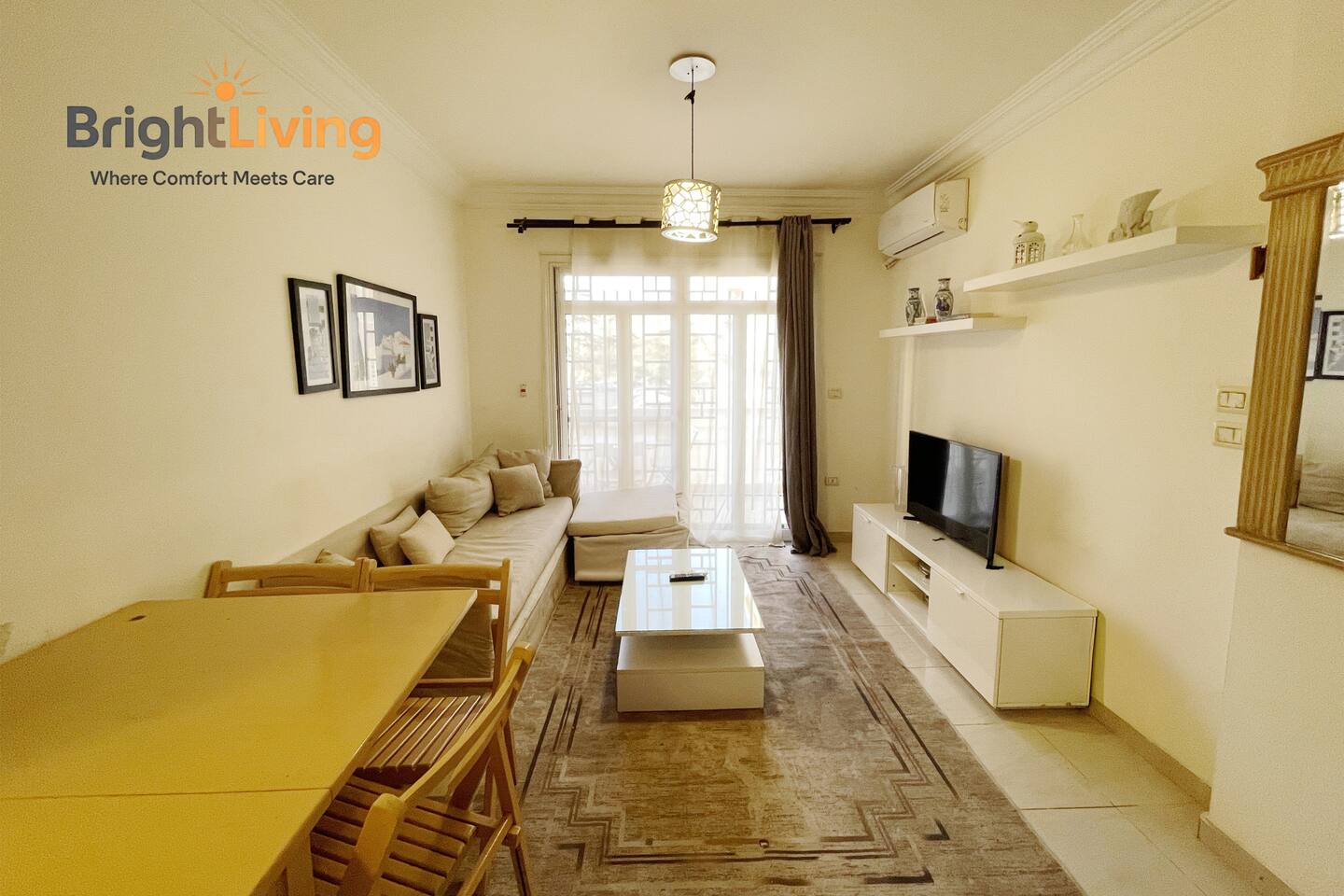 Central/Stylish Cozy 2BR+Patio @ Madinaty compound — Apartment in Madinaty, New Cairo, Egypt — photo 2